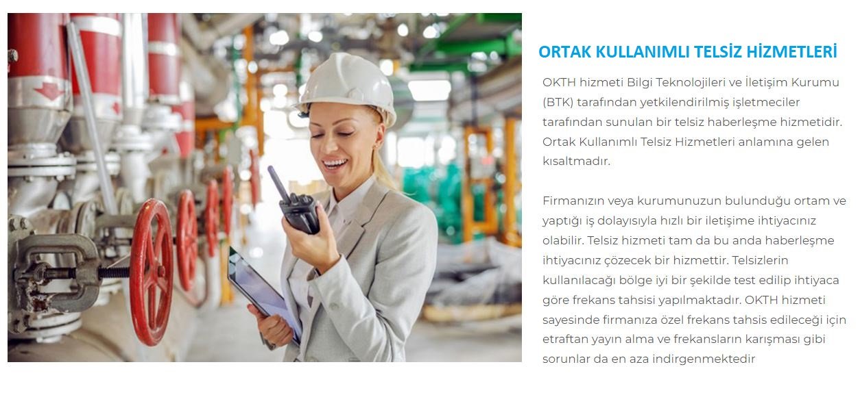 ORTAK KULLANIM TELSİZ HİZMETLERİ